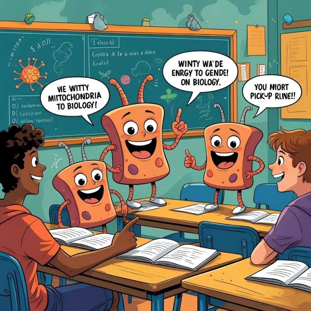 Mitochondria Pick Up Lines School Appropriate
