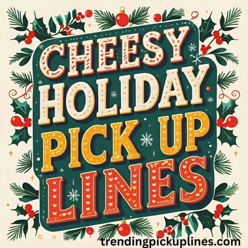 Cheesy Holiday Pick Up Lines