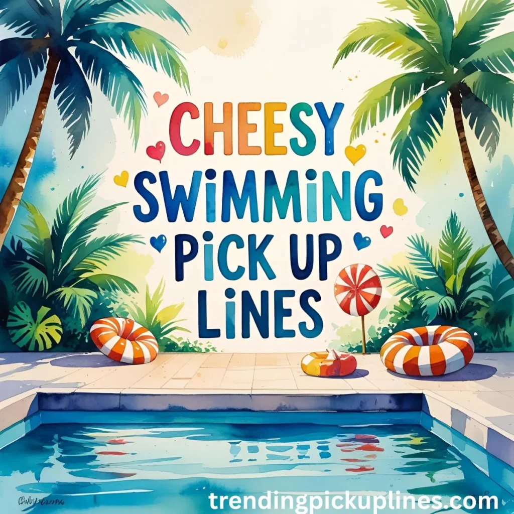 Cheesy Swimming Pick Up Lines