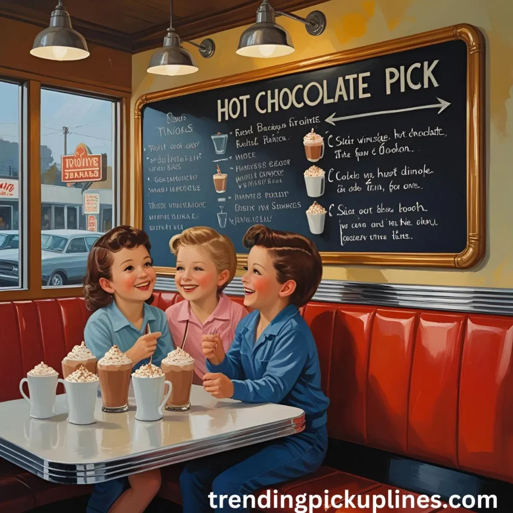 Hot Chocolate Pick Up Lines
