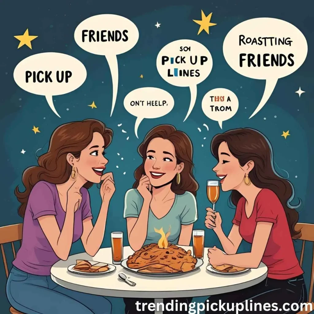 Roasting Pick Up Lines for Friends