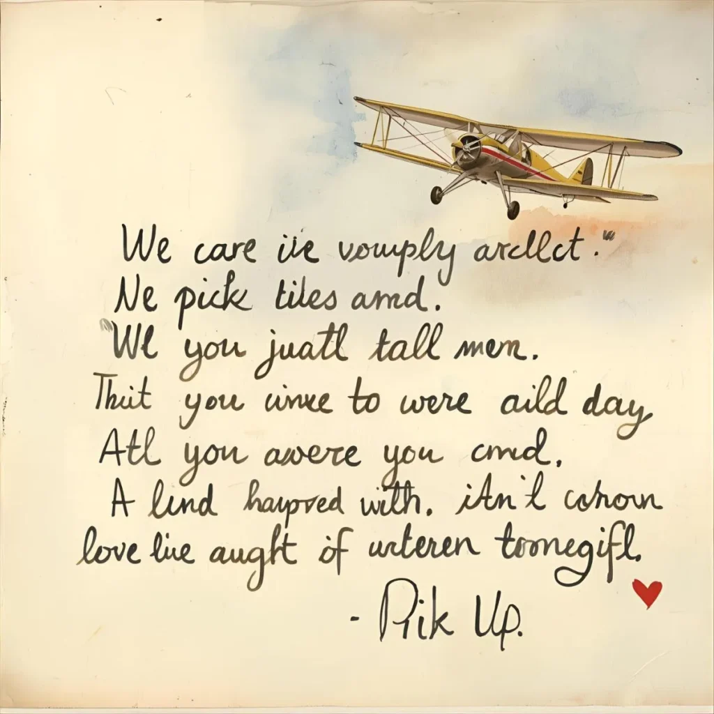 Romantic Airplane Pick Up Lines