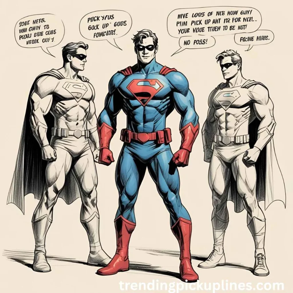 Superhero Pick Up Lines for Guys