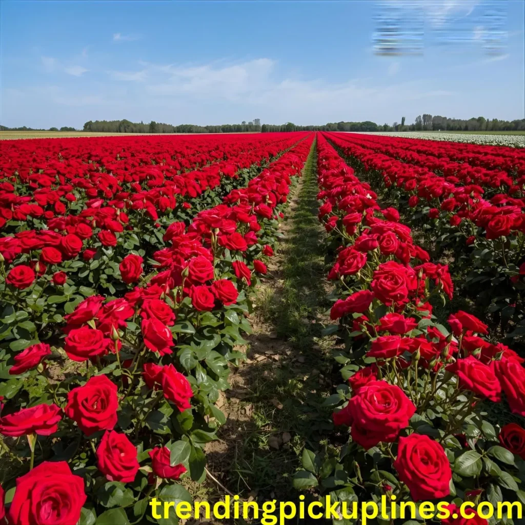 Best Roses Are Red Pick Up Lines