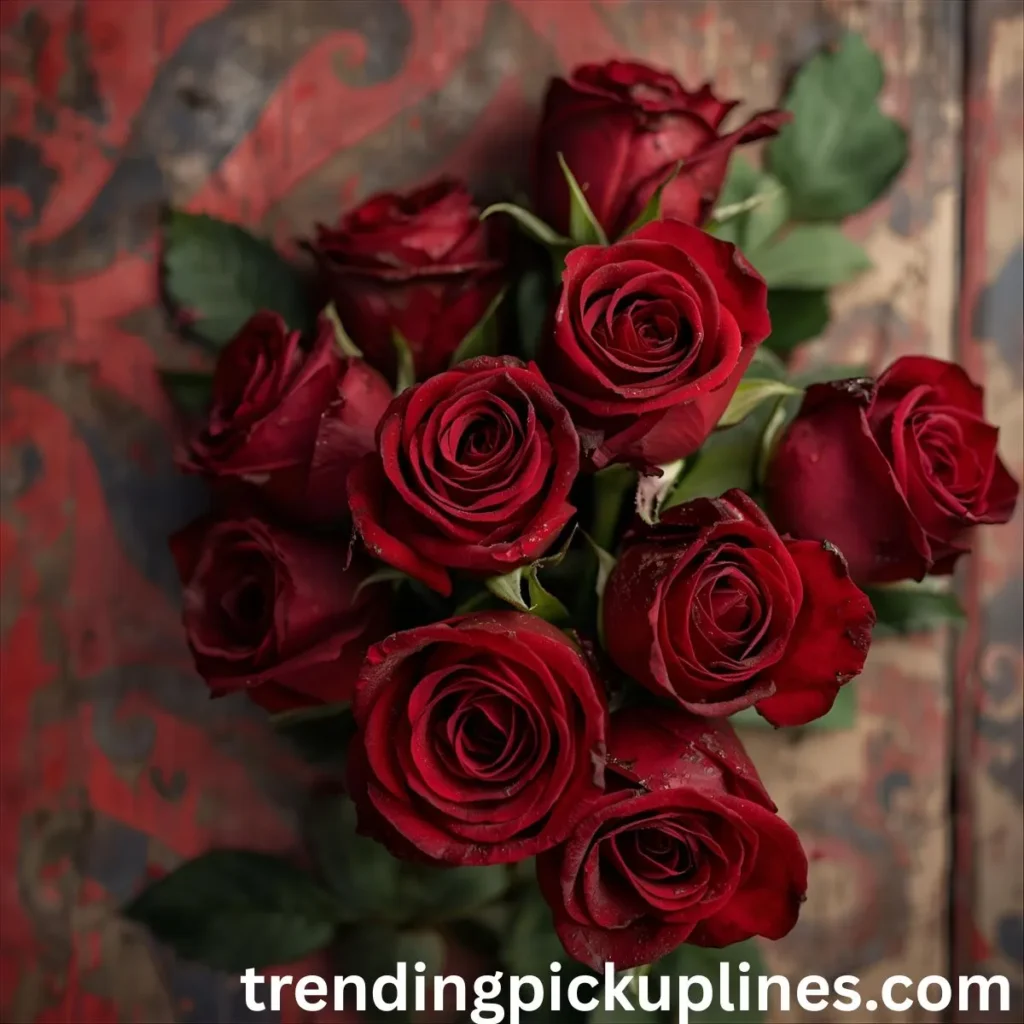 Dirty Roses Are Red Pick Up Lines