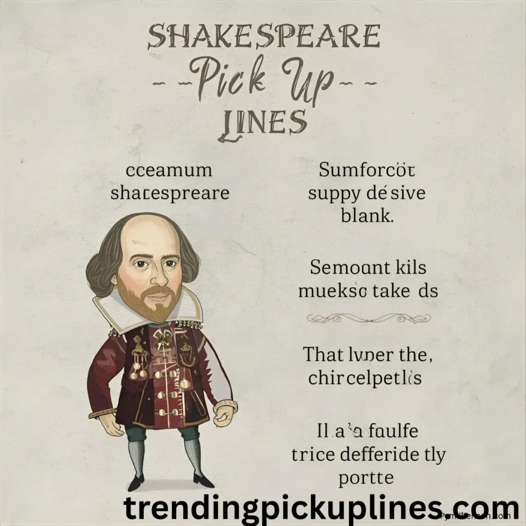 Funny Shakespeare Pick Up Lines 