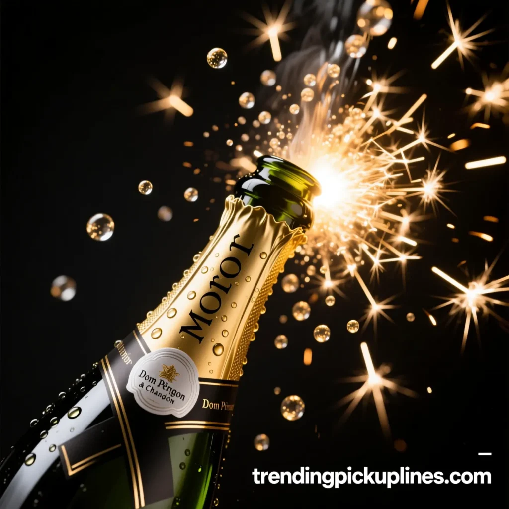 Fierce Champagne Pick up Lines