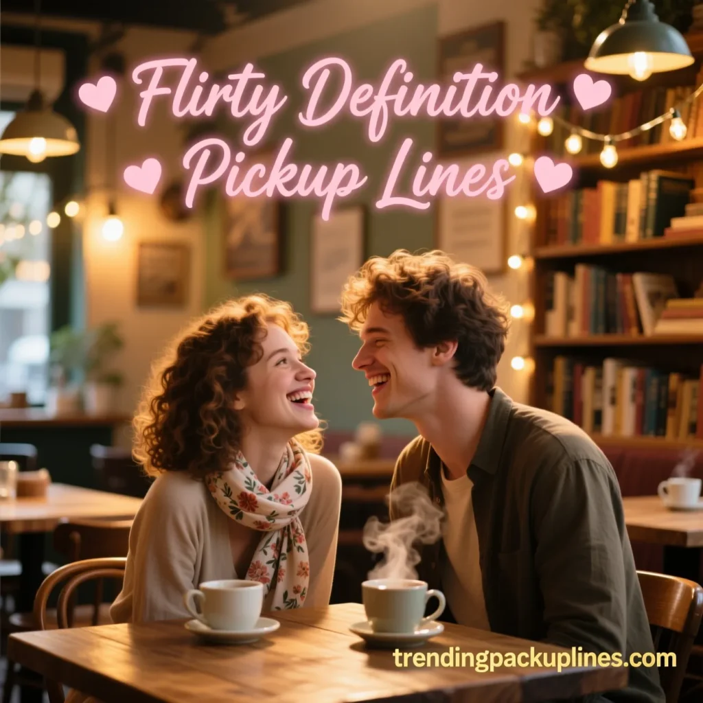 Flirty Definition Pickup Lines 