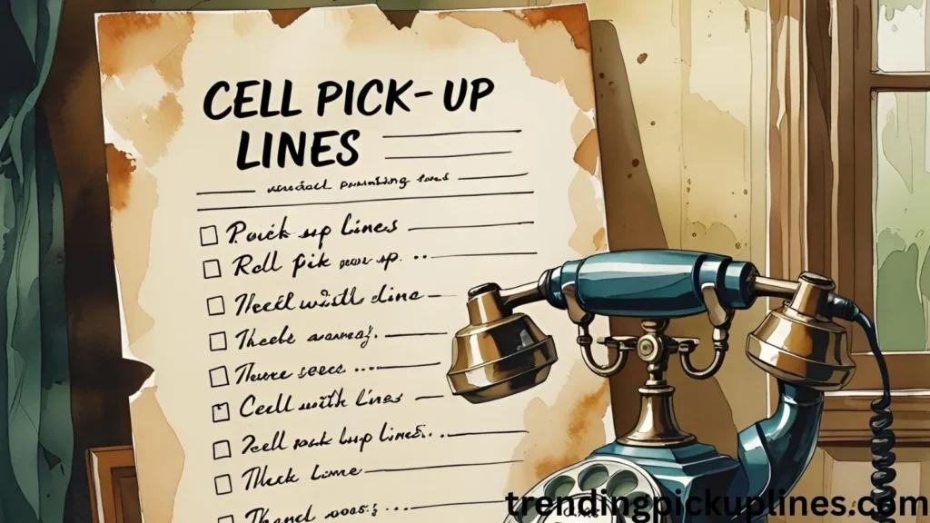 Cell Pick Up Lines