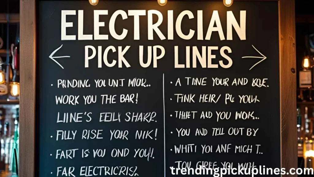 Electrician Pick Up Lines