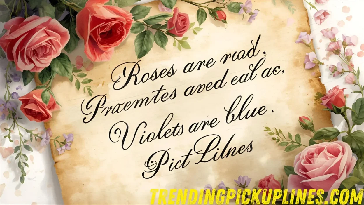 roses are red, violets are blue pick up lines dirty